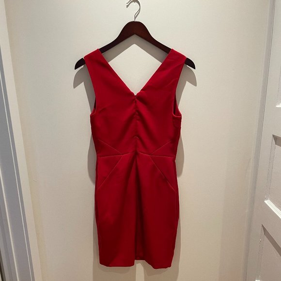 NWOT Banana Republic Red Sheath Dress 2P - Picture 6 of 6